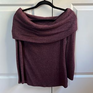 Vici fold over knit top